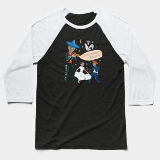 Skeleton Dance Baseball T-Shirt